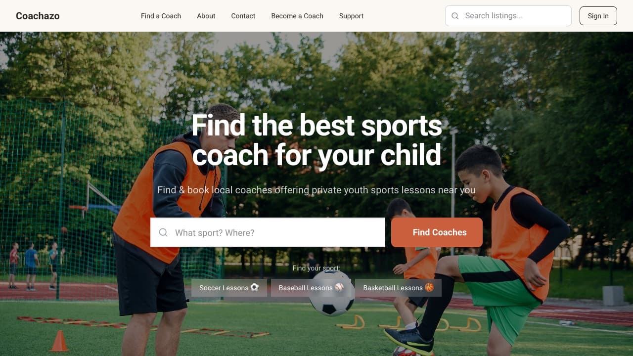 Coachazo storefront