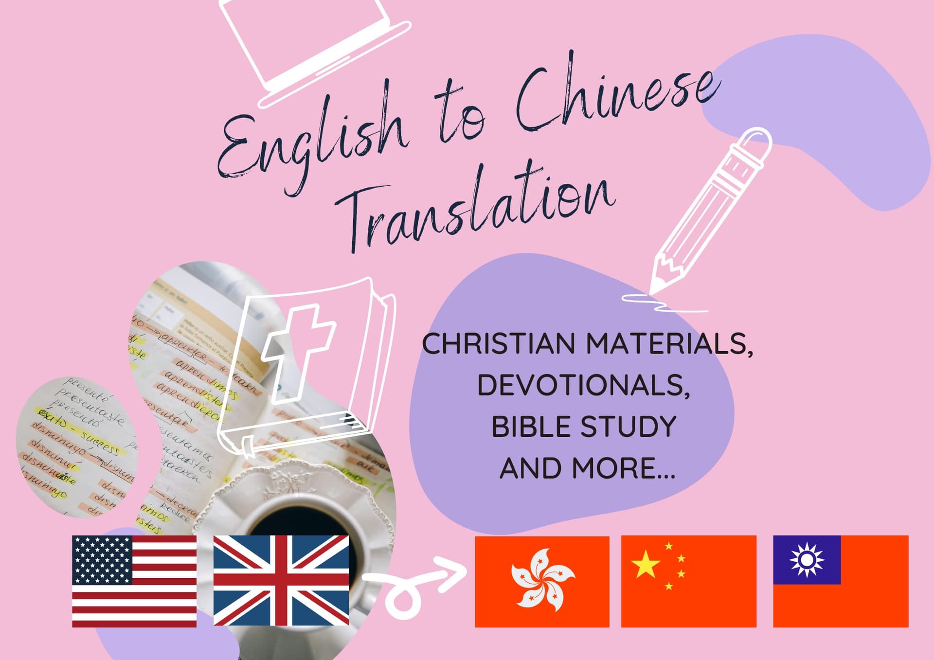 Translation from ENGLISH to CHINESE